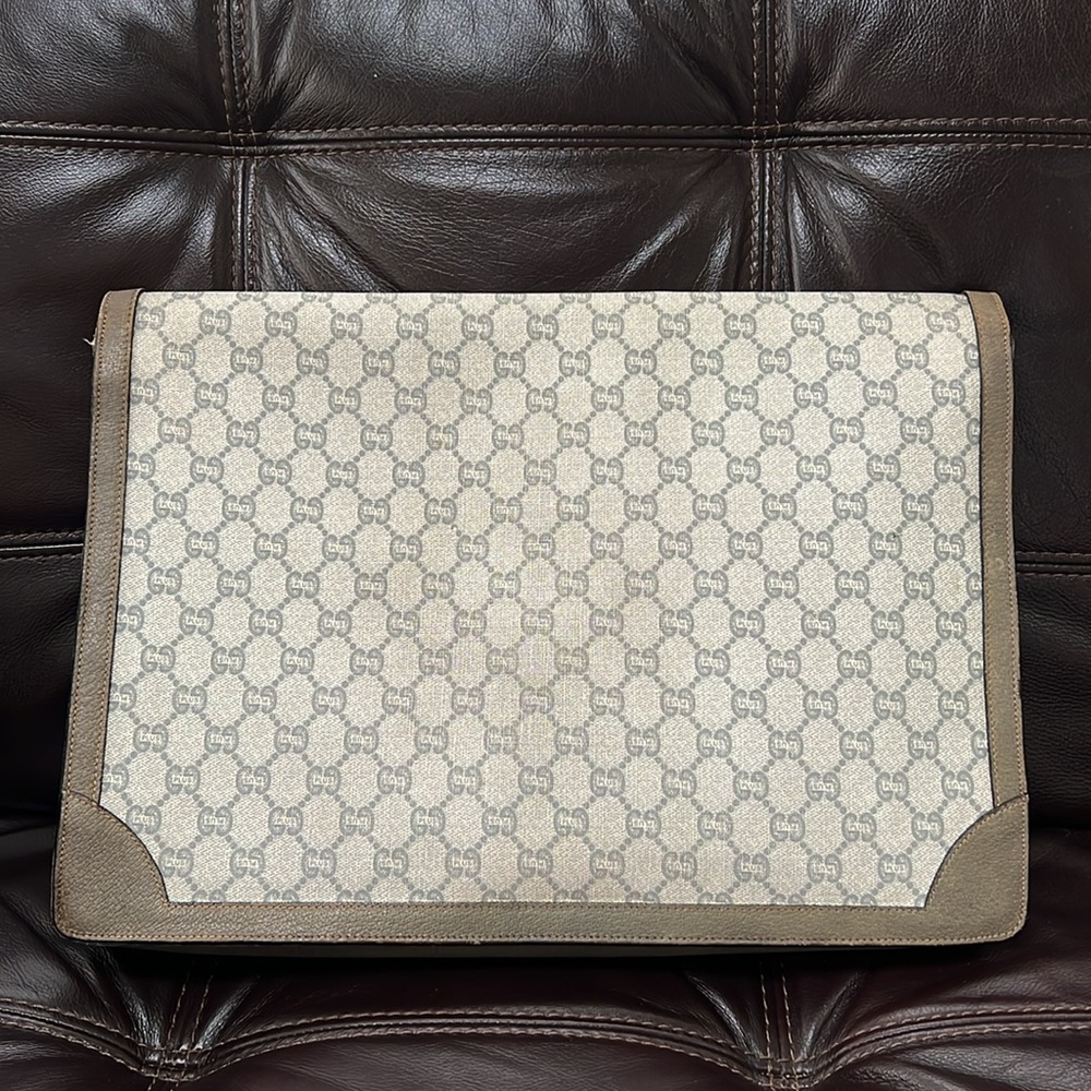 Large GUCCI Portfolio / Envelope Clutch Bag - project bag - Picture 4 of 17